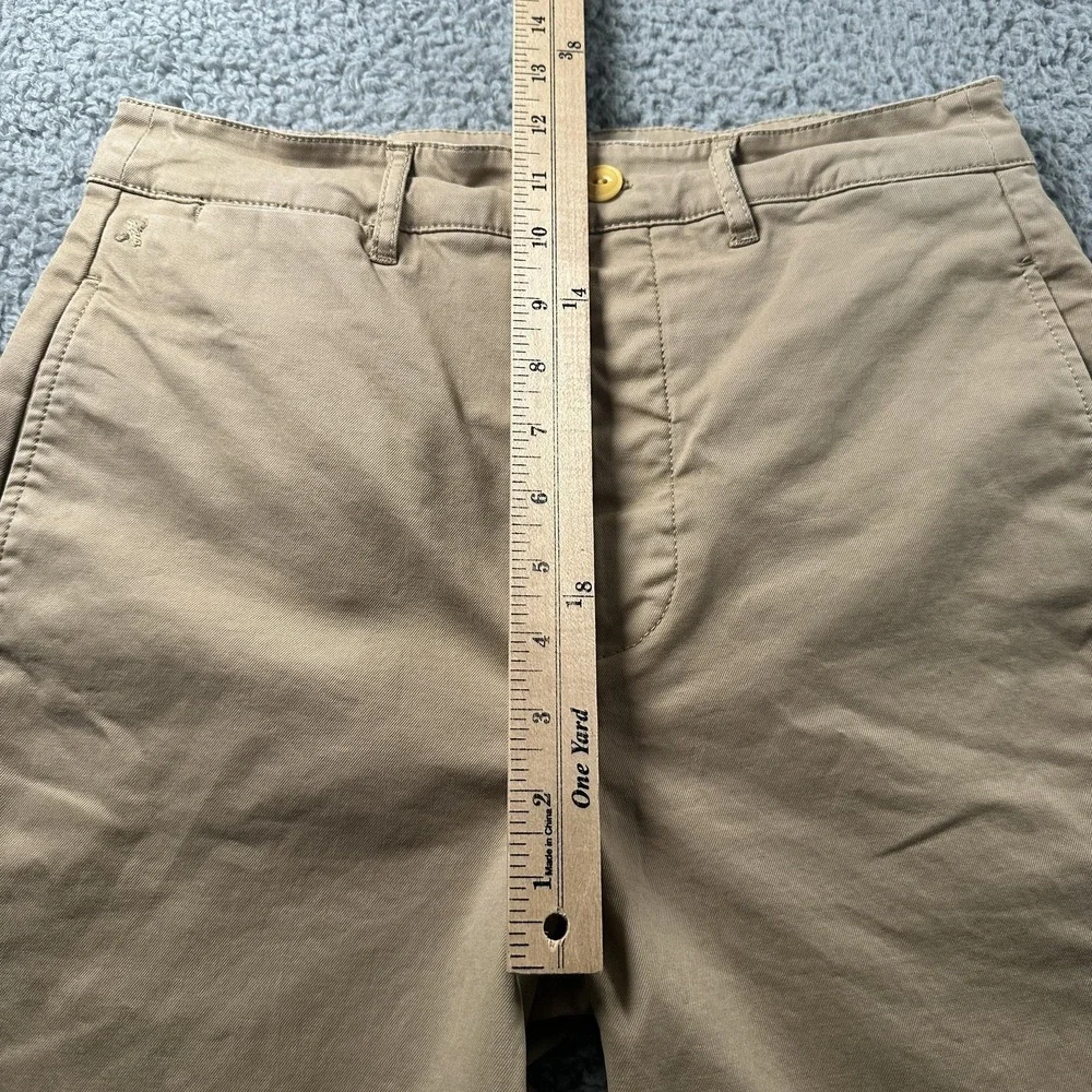 Alex Mill Chino Pants Womens 4‎ Beige Wide Leg Button Fly Stretch Twill Casual